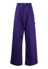 Off-White Wave Off wide-leg trousers - Blue