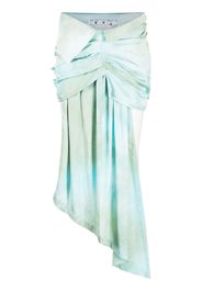 Off-White ombré-effect dual-tone skirt - Blue