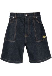 Off-White utility denim shorts - Blue