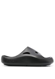 Off-White Meteor rubber pool slides - Black