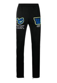 Off-White Diag-stripe track pants - Black