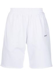Off-White Scribble Diag print track shorts