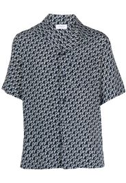 Off-White logo-print short-sleeve shirt - Black