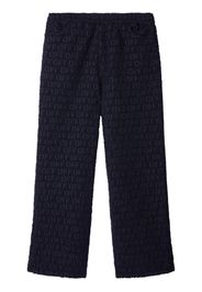 Off-White bouclé straight trousers - Black
