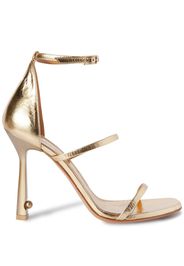 Off-White strappy leather sandals - Gold