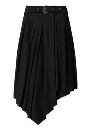 Off-White Tech Drill pleated asymmetric skirt - Black