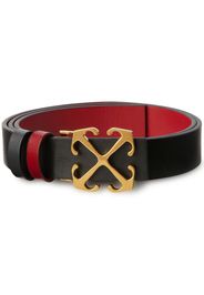 Off-White Arrows reversible leather belt - Black