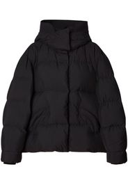 Off-White hooded puffer jacket - Black