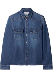 Off-White long-sleeve denim shirt - Blue