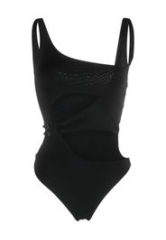 Off-White cut-out high-cut swimsuit - Black