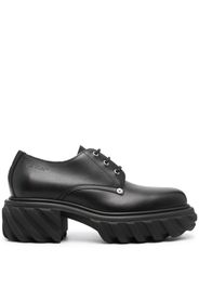 Off-White Exploration leather derby shoes - Black