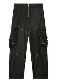 Off-White zip cargo pants - Black