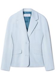 Off-White notched-lapels single-breasted blazer - Blue