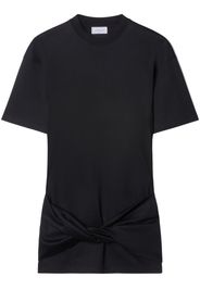 Off-White Arrow Twisted T-Shirt dress - Black