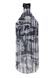 Off-White X-ray fringed top - Black