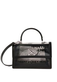 Off-White Jitney 1.4 transparent-design tote bag - Black