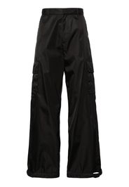 Off-White wide-leg cargo trousers - Black