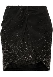 Off-White crystal-embellished mini skirt - Black