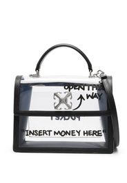 Off-White Jitney 2.8 transparent tote bag - Neutrals