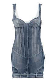 Off-White Upside Down denim dress - Blue