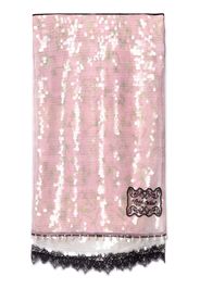 Off-White Ramage sequined midi skirt - Pink