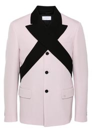 Off-White contrasting-lapels blazer - Pink