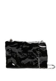 Off-White logo-embossed crossbody bag - Black