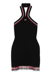 Off-White crossover-straps mini dress - Black