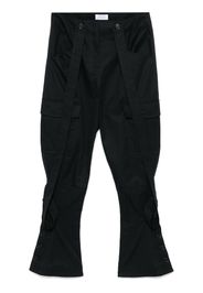 Off-White strap-detail cargo trousers - Black