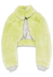 Off-White Fuzzy bolero - Green