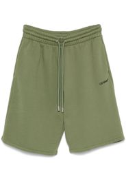 Off-White Arrows-motif shorts - Green