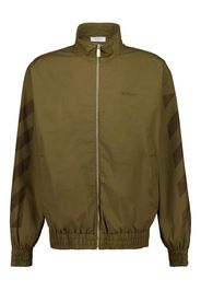 Off-White Diag-stripe jacket - Green