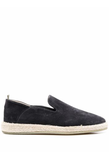 Officine Creative Roped suede espadrilles - Black