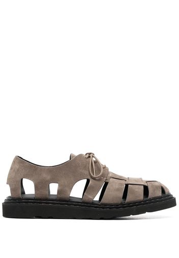 Officine Creative Lyndon suede sandals - Grey