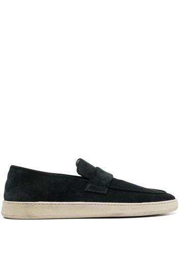 Officine Creative slip-on suede penny loafers - Black