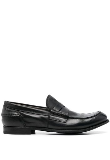 Officine Creative flat leather loafers - Black