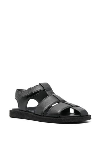 Officine Creative Inner caged leather sandals - Black