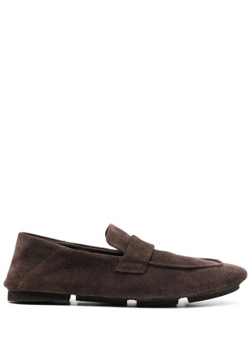 Officine Creative suede slip-on loafers - Brown