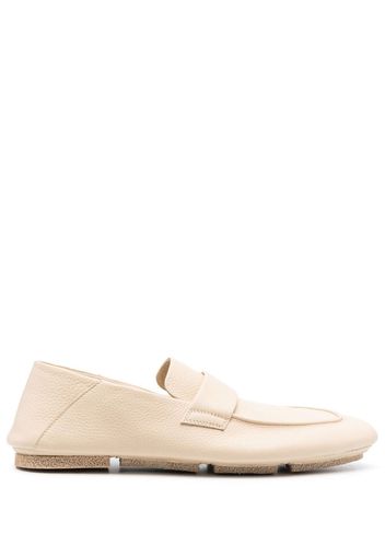 Officine Creative grained leather loafers - Neutrals