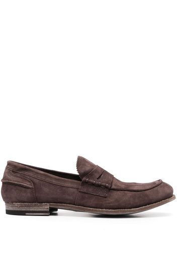 Officine Creative flat suede loafers - Brown