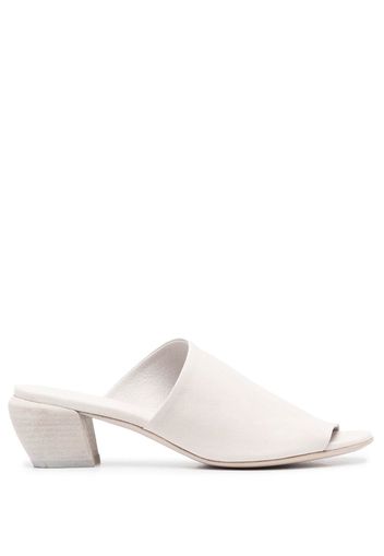 Officine Creative Helyette 016 leather mules - White