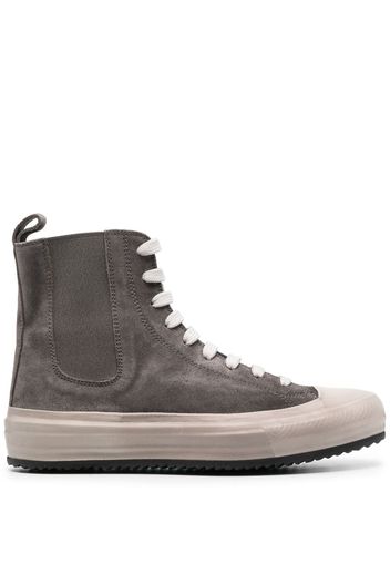 Officine Creative high-top suede sneakers - Grey