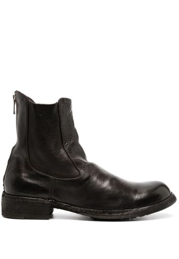 Officine Creative round-toe leather boots - Brown