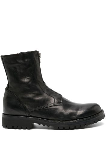 Officine Creative Ikonic 003 leather ankle boots - Black