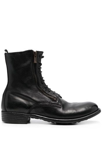 Officine Creative Lexikon 149 leather boots - Black