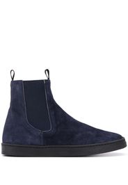 suede sneaker boots