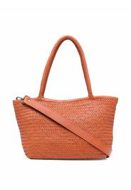 Officine Creative Susan 01 woven tote bag - Brown