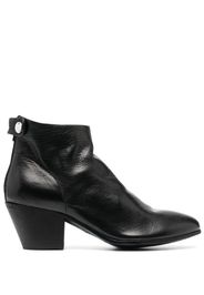 Officine Creative 60mm rear press-stud ankle boots - Black