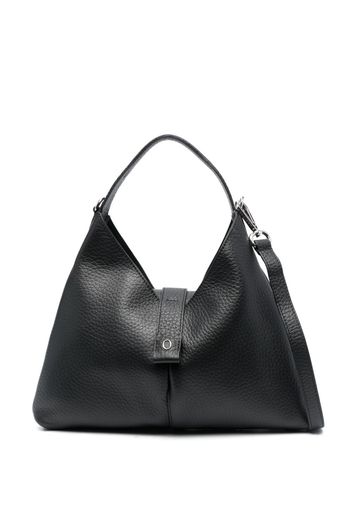 Orciani Vita Soft leather shoulder bag - Black