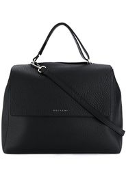 Orciani logo top-handle tote - Black